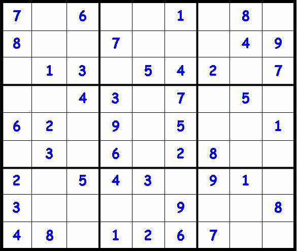 Sudoku week 1.0